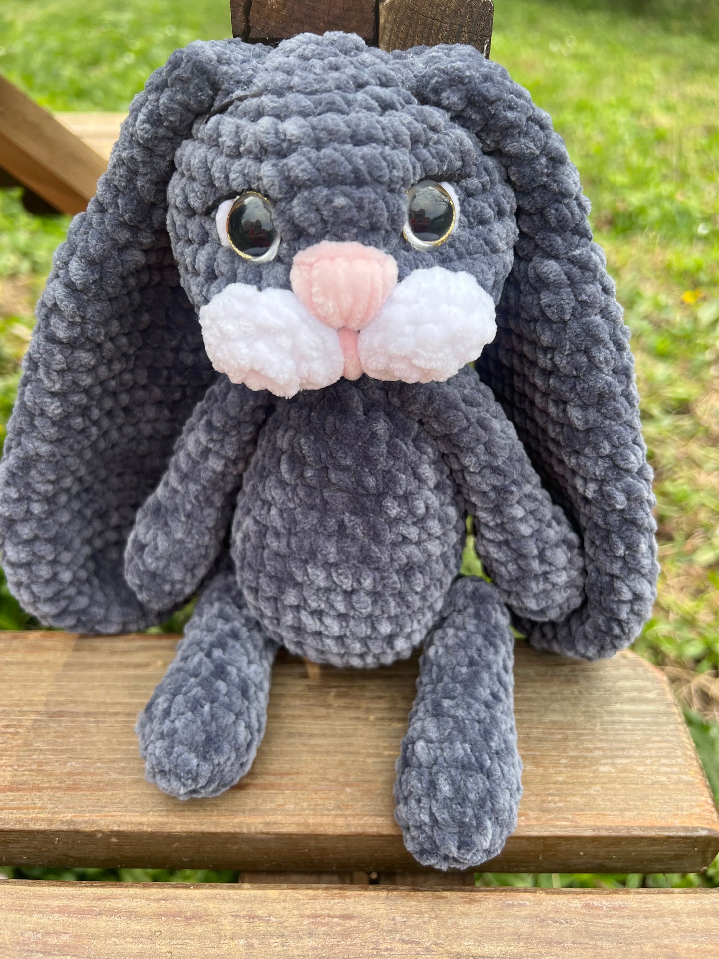 Lapin gris - décoration chambre - sur commande